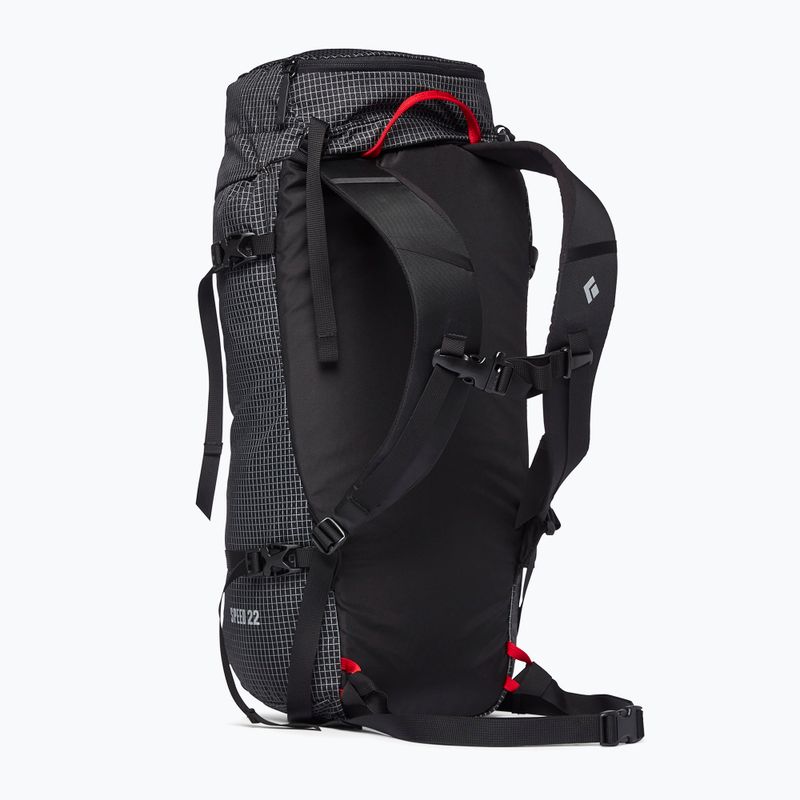 Black Diamond Speed 22 l hegymászó hátizsák grafit 2