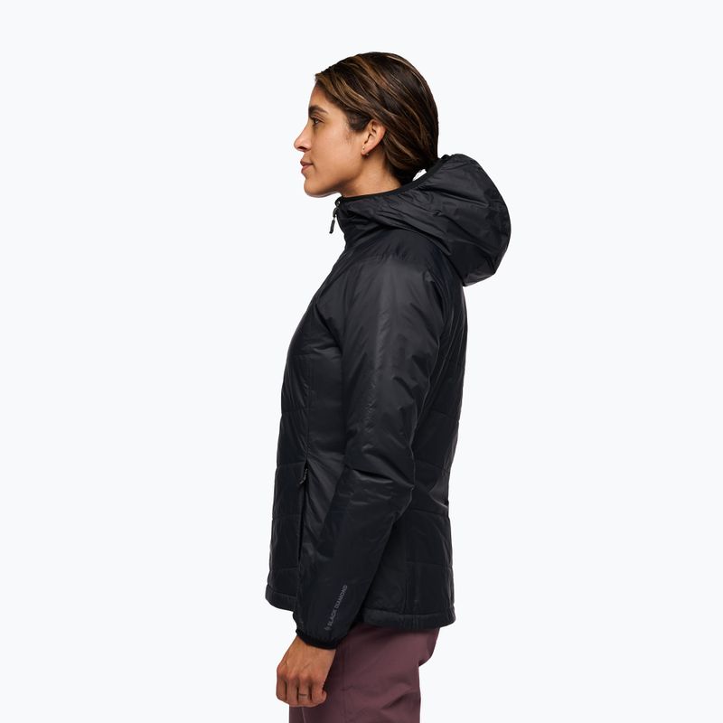 Női bélelt dzseki Black Diamond Solution 2.0 Hoody black 3