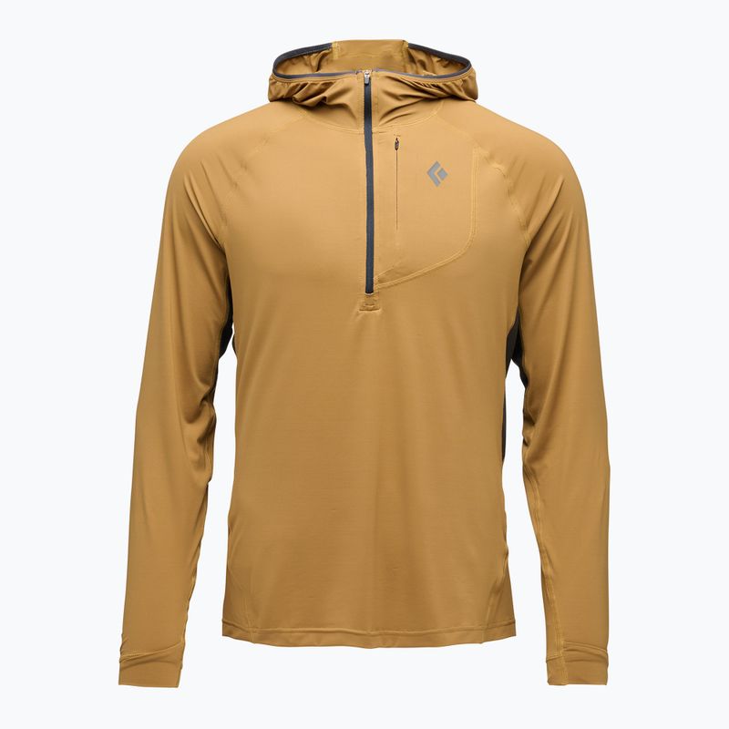 Férfi trekking pulóver Black Diamond Alpenglow Pro Hoody flax 4