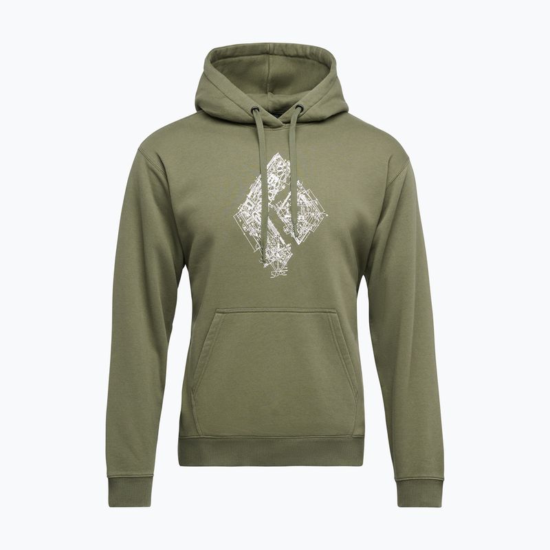 Férfi Black Diamond Engineered Diamond Po Hoody indigó színű melegítőfelső 6