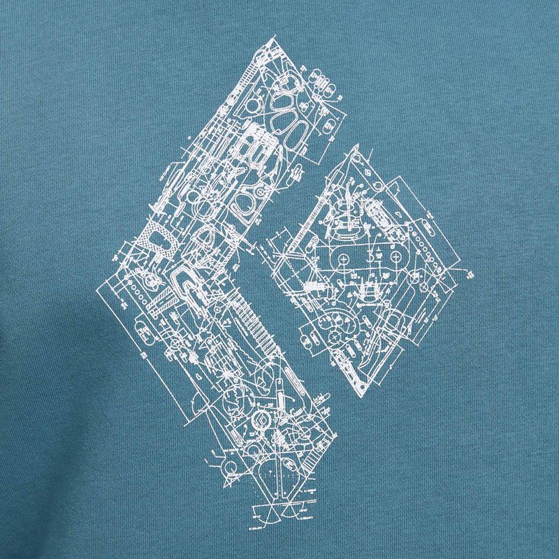 Férfi kapucnis pulóver Black Diamond Engineered Diamond Po Hoody creek blue 5