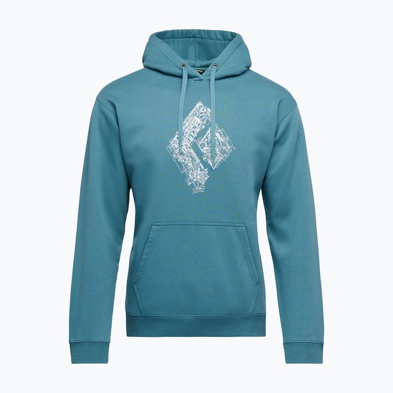 Férfi kapucnis pulóver Black Diamond Engineered Diamond Po Hoody creek blue 6