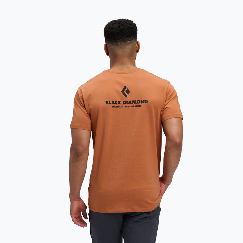 Férfi Black Diamond Equipmnt For Alpinist SS Tee moab barna 2