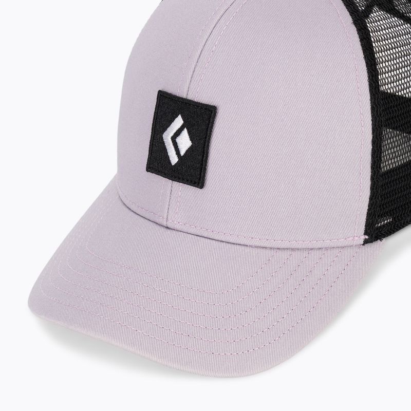 Baseballsapka Black Diamond Trucker soft lilac/black/black icon patch 3