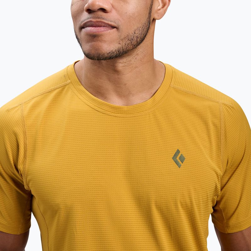 Férfi Black Diamond Distance SS Tech Tee borostyán színű póló 4