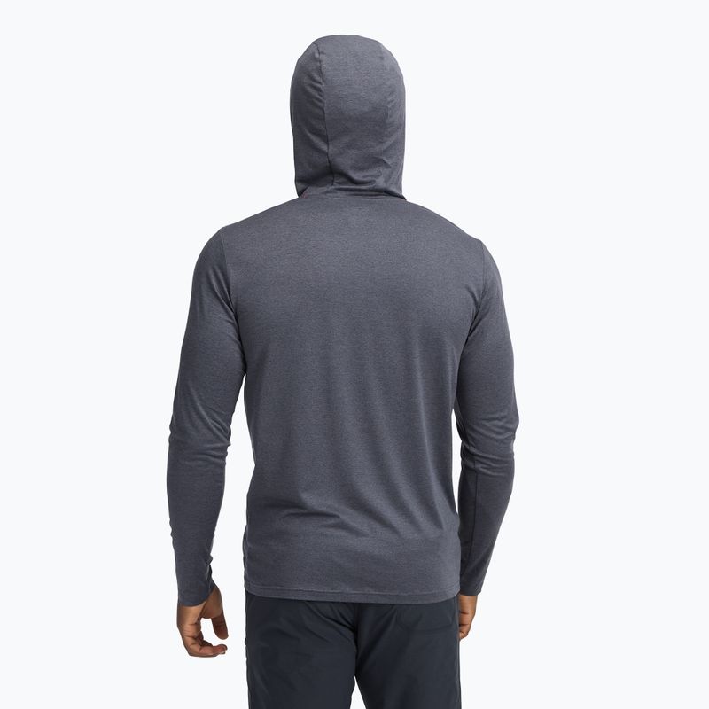 Férfi trekking pulóver Black Diamond Circuit Hoody faszén színű 2