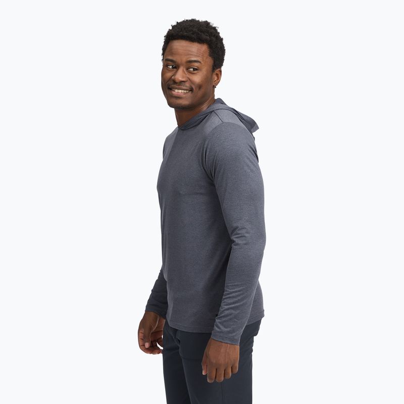 Férfi trekking pulóver Black Diamond Circuit Hoody faszén színű 3