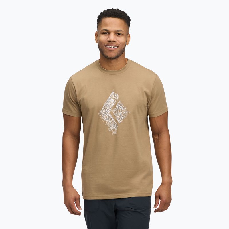 Férfi Black Diamond Engineered T-shirt SS Tee gomba