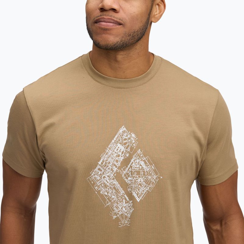 Férfi Black Diamond Engineered T-shirt SS Tee gomba 4