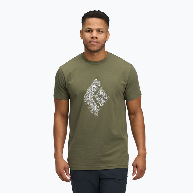 Férfi Black Diamond Engineered Diamond SS Tee tundra póló Tundra póló