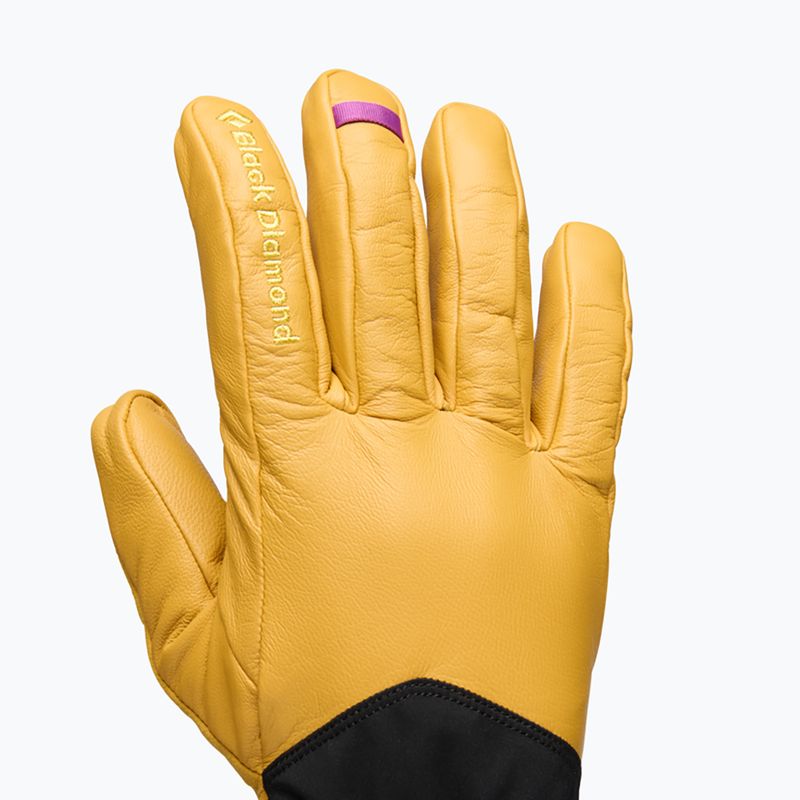 Trekking kesztyűk Black Diamond Tour beeswax/black 2