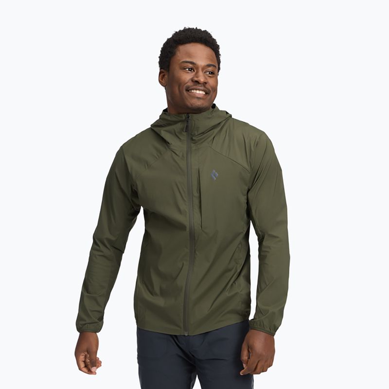 Férfi softshell kabát Black Diamond Alpine Start dark moss