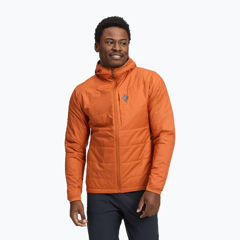 Férfi bélelt dzseki Black Diamond Solution 2.0 Hoody saffron