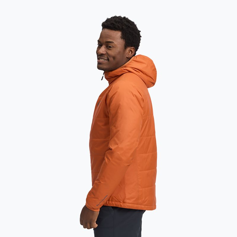 Férfi bélelt dzseki Black Diamond Solution 2.0 Hoody saffron 2