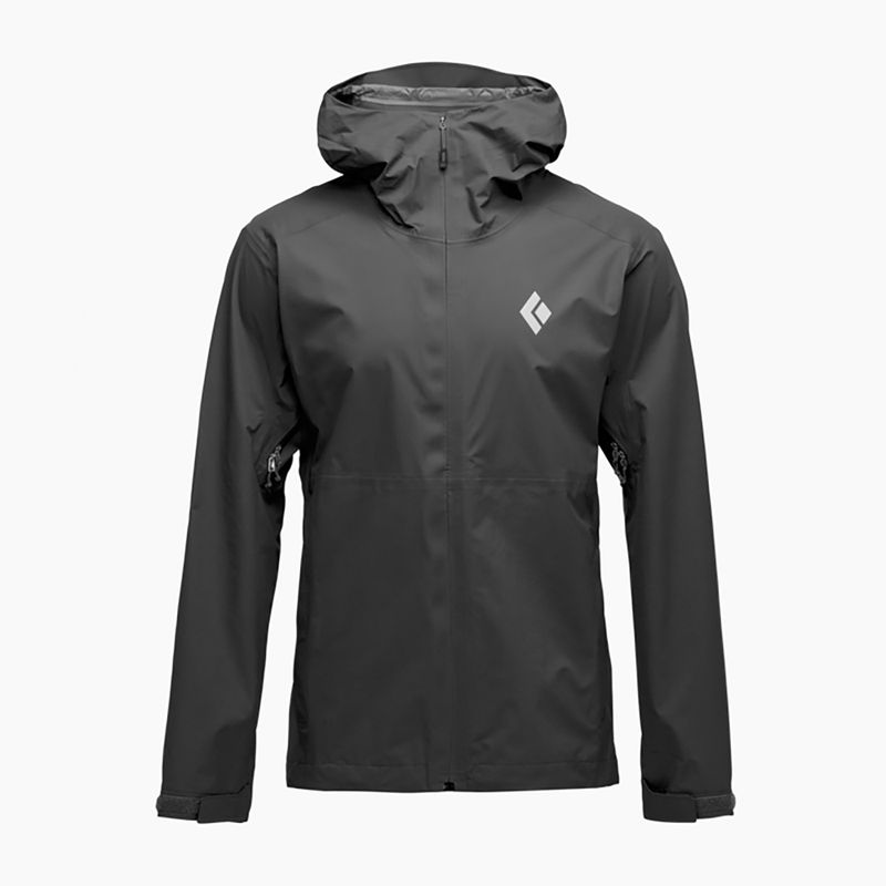 Férfi esőkabát Black Diamond Strataline Stretch Shell black 3