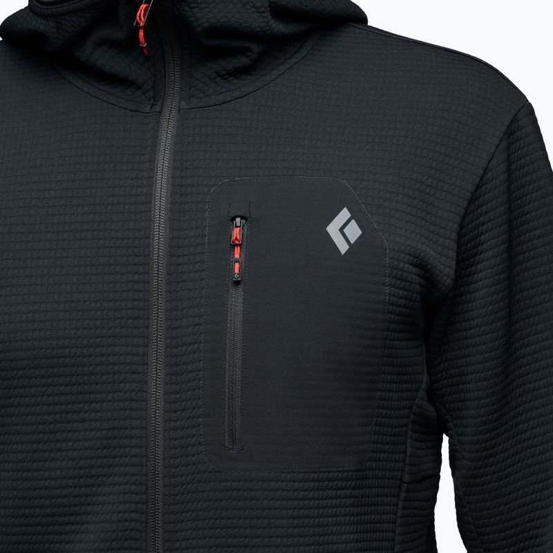 Férfi pulóver Black Diamond Diverge Full Zip Hoody black 4