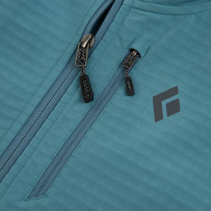 Férfi pulóver Black Diamond Coefficient Storm Full Zip Hoody creek blue 3