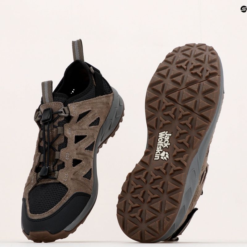 Jack Wolfskin férfi túrabakancs Woodland 2 Hybrid Low barna 4051301 11
