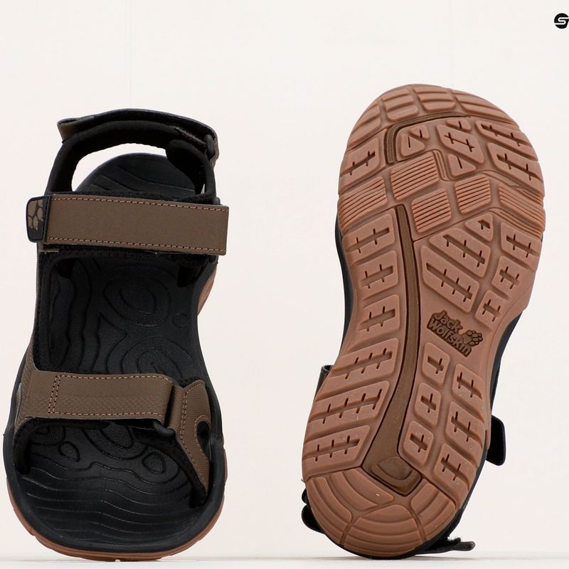 Jack Wolfskin Lakewood Cruise barna férfi trekking szandál 4019011 17