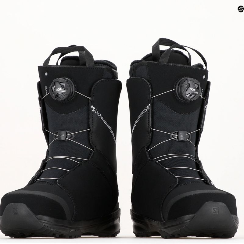 Női snowboard csizma Salomon Kiana Dual Boa fekete L41429100 17