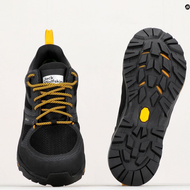 Jack Wolfskin férfi Force Striker Texapore Low trekking csizma fekete 4038843 12