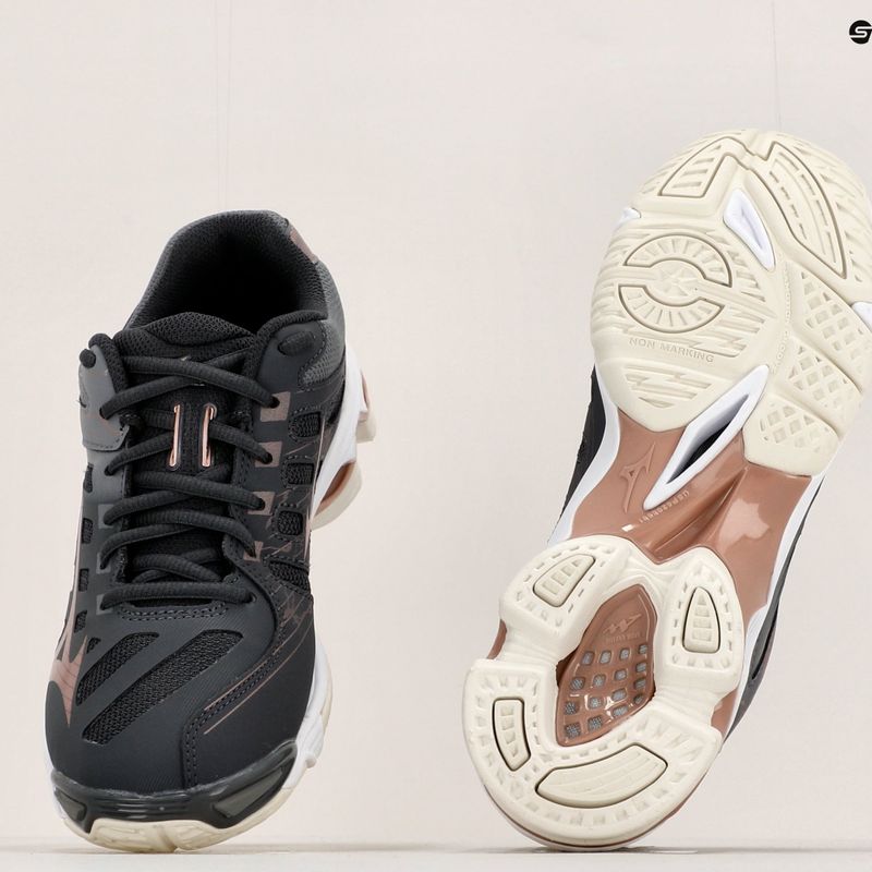 Női röplabda cipő Mizuno Wave Voltage Ebony/Rose/Quiet Shade V1GC216035 13