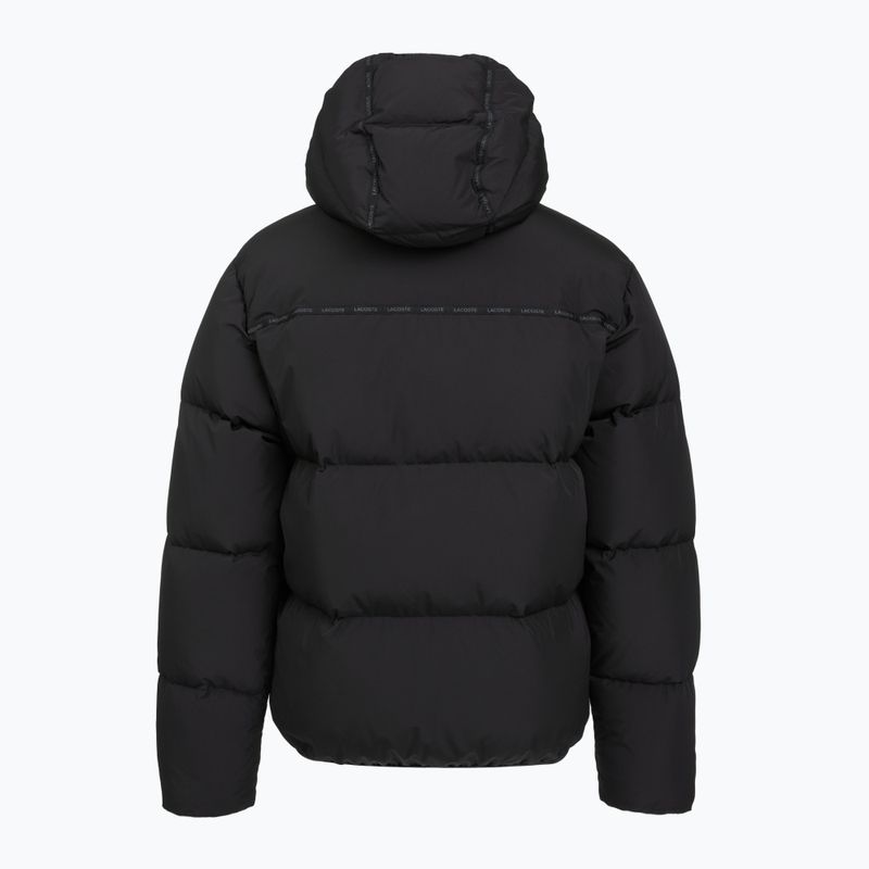 Téli kabát Lacoste BH2608 Hooded black 2