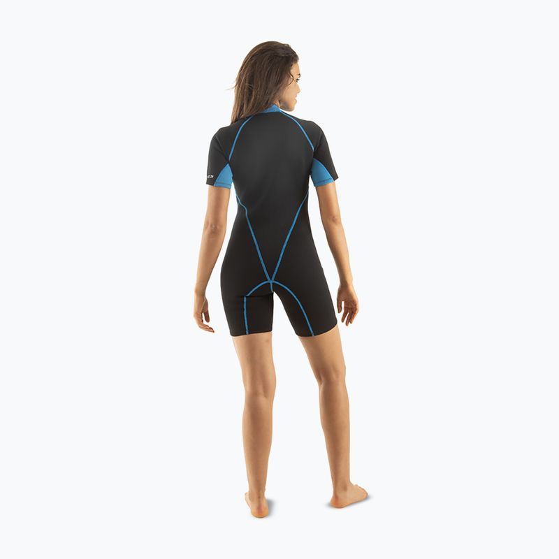 Női úszóruha SEAC Shorty Ciao 2,5 mm black/blue 2