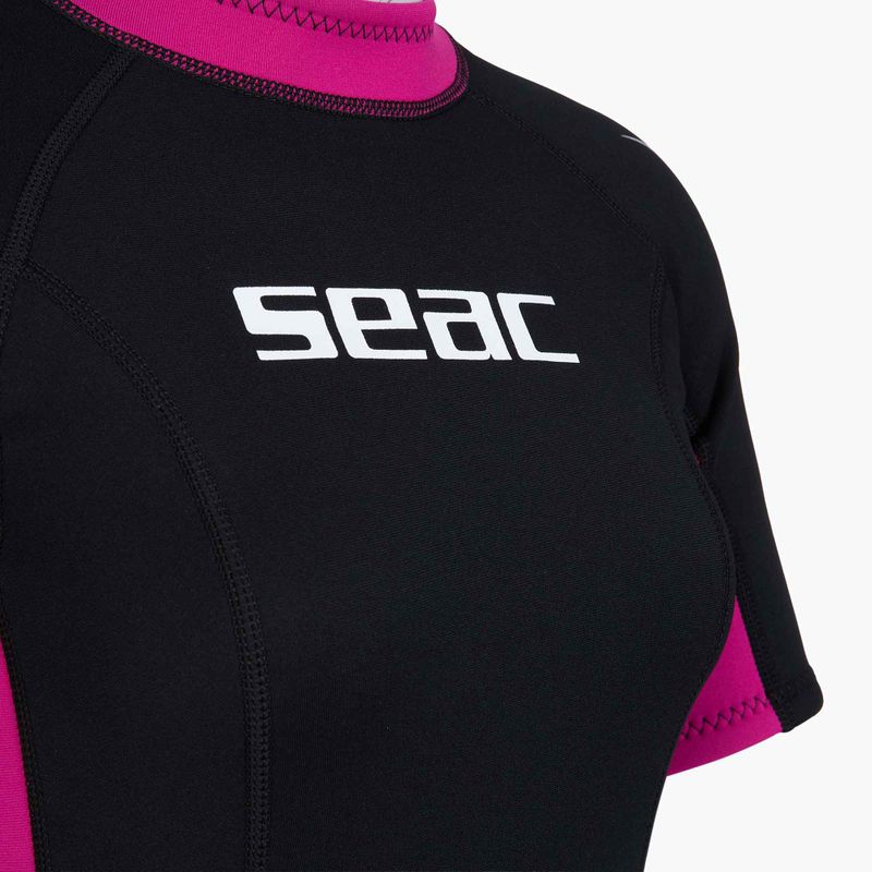 Női úszóruha SEAC Shorts Relax 2.2 mm black/pink 4