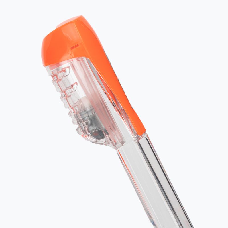 Egész arcos snorkeling maszk SEAC Libera blue clear/orange 4