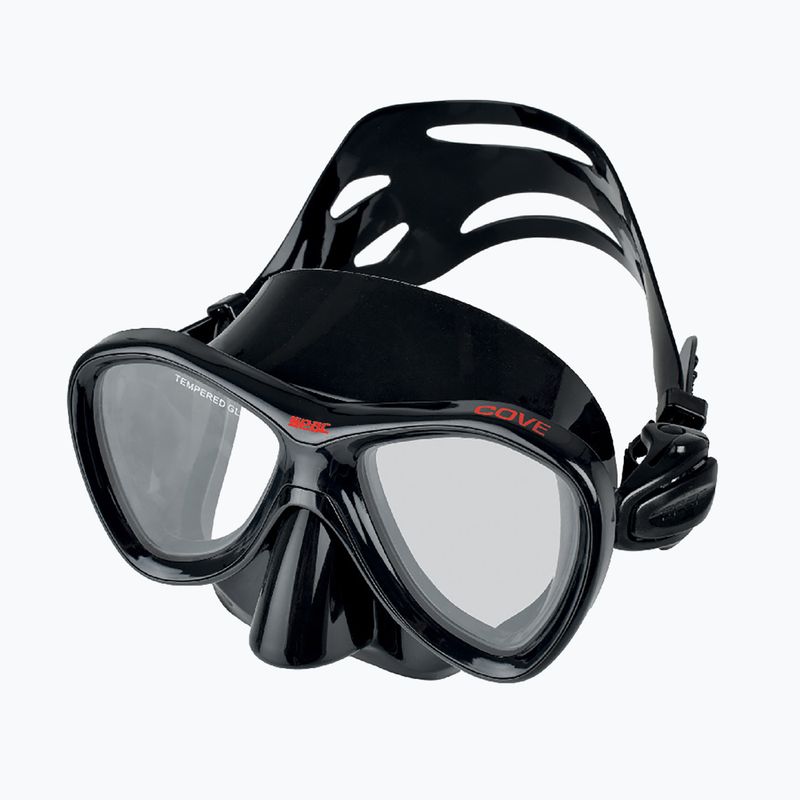 Búvármaszk SEAC Cove black/red 3