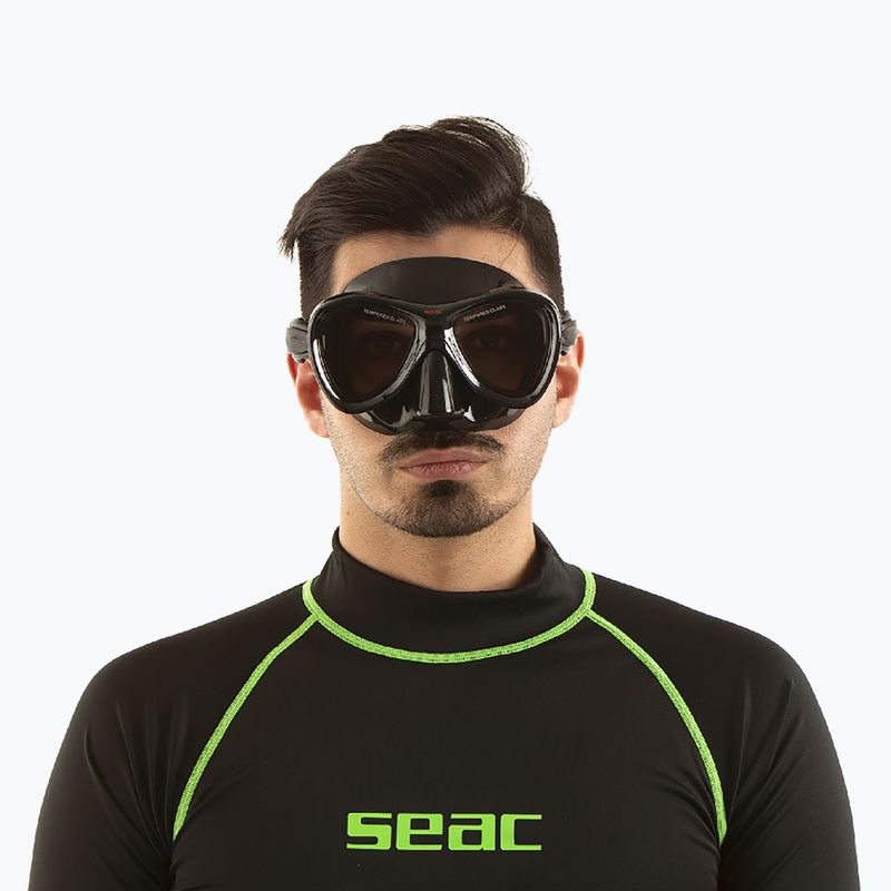 Búvármaszk SEAC Cove black/red 4