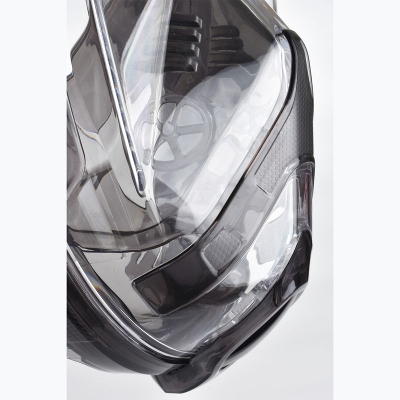 Egész arcos snorkeling maszk SEAC Magica grey clear/green lime 4