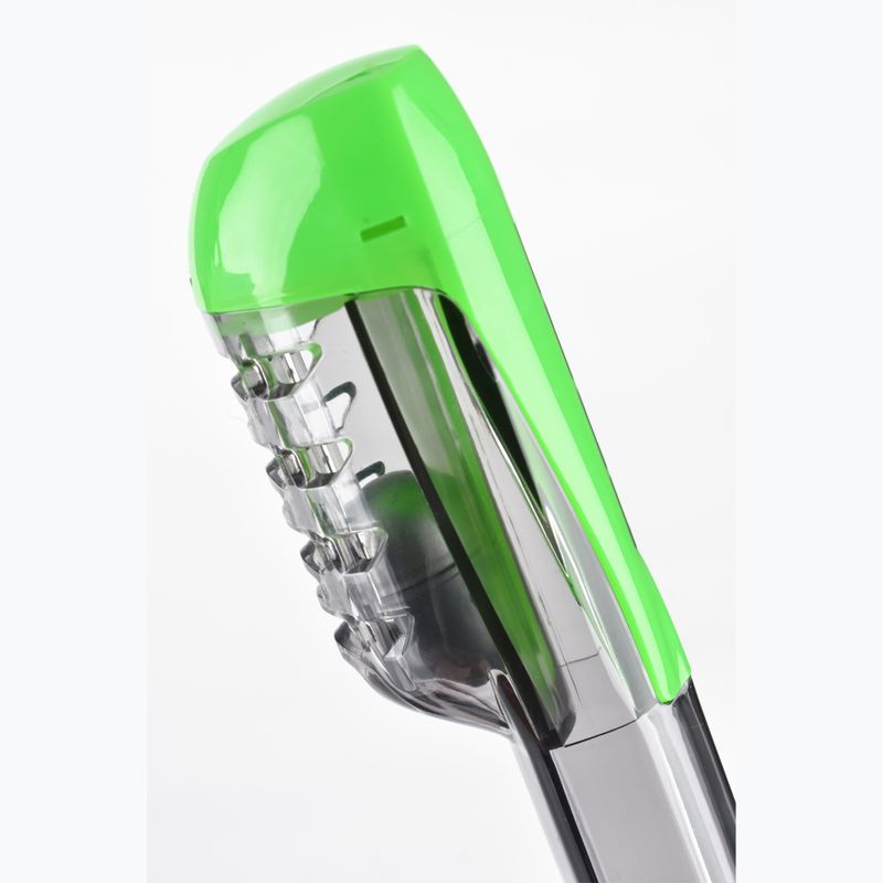 Egész arcos snorkeling maszk SEAC Magica grey clear/green lime 6