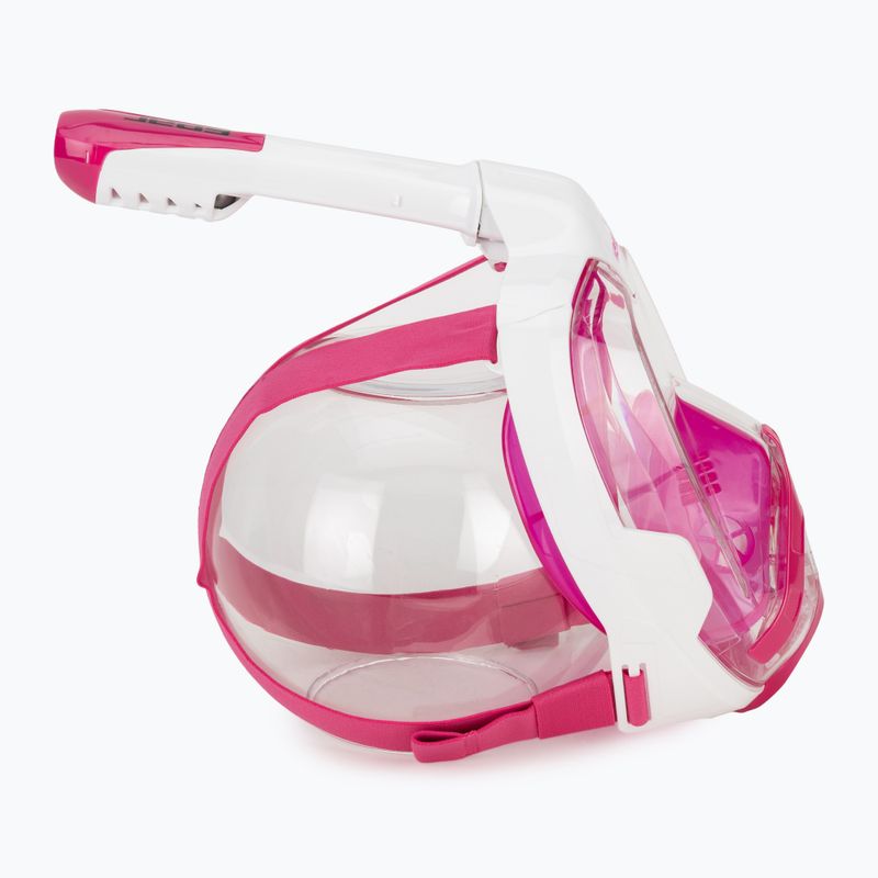 Teljes arcmaszk snorkelinghez SEAC Magica white/pink 3