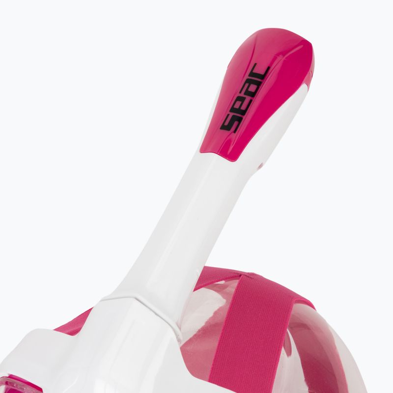 Teljes arcmaszk snorkelinghez SEAC Magica white/pink 5