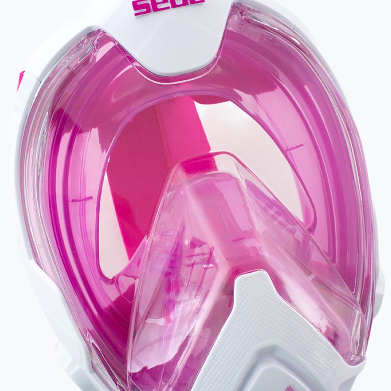 Teljes arcmaszk gyerekeknek SEAC Magica White/Pink 4