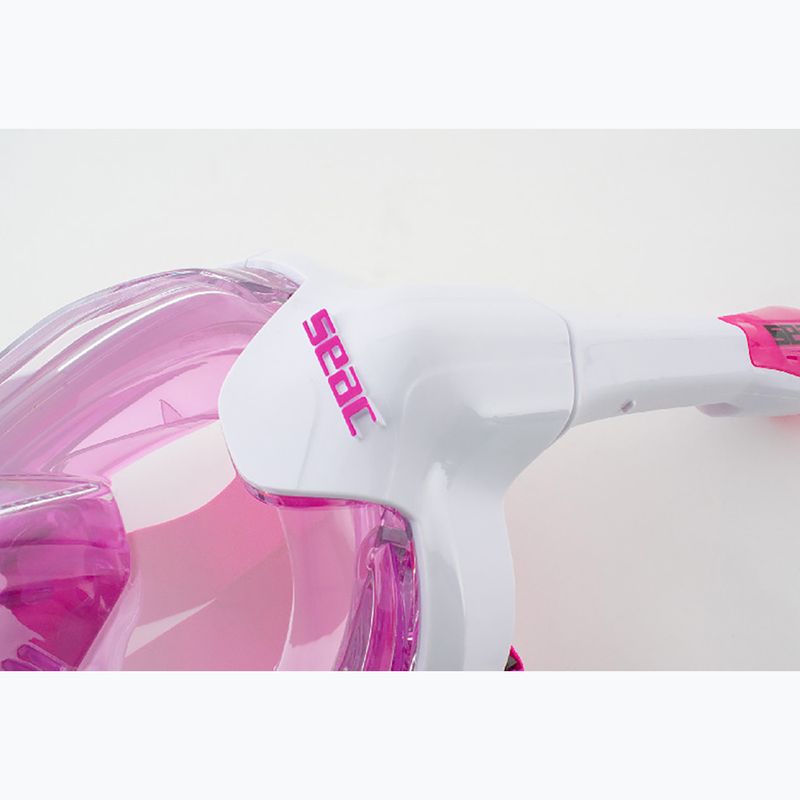Teljes arcmaszk gyerekeknek SEAC Magica White/Pink 8