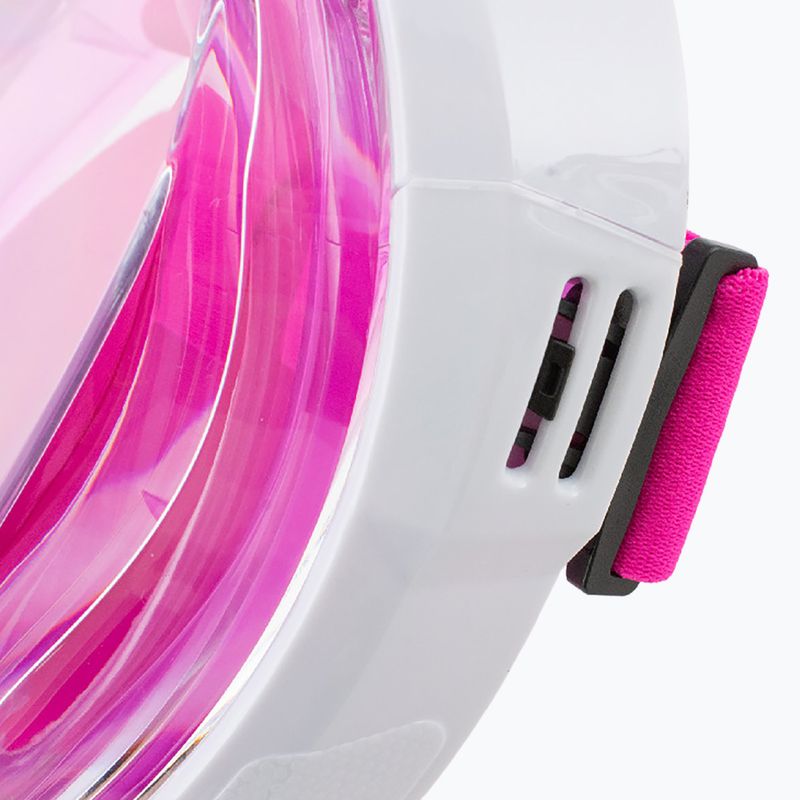 Teljes arcmaszk gyerekeknek SEAC Magica White/Pink 10