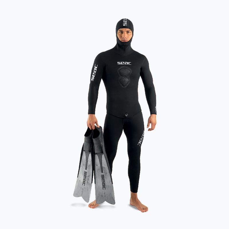 Férfi búvárruha SEAC Royal 7 mm Long John+Jacket black 2