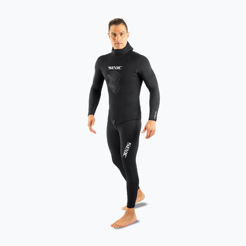 Férfi búvárruha SEAC Royal 7 mm Long John+Jacket black 3