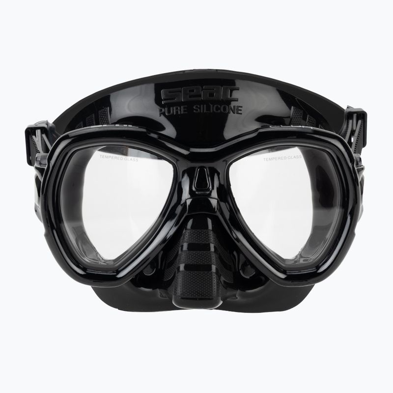 Snorkelingfelszerelés SEAC Elba black 2