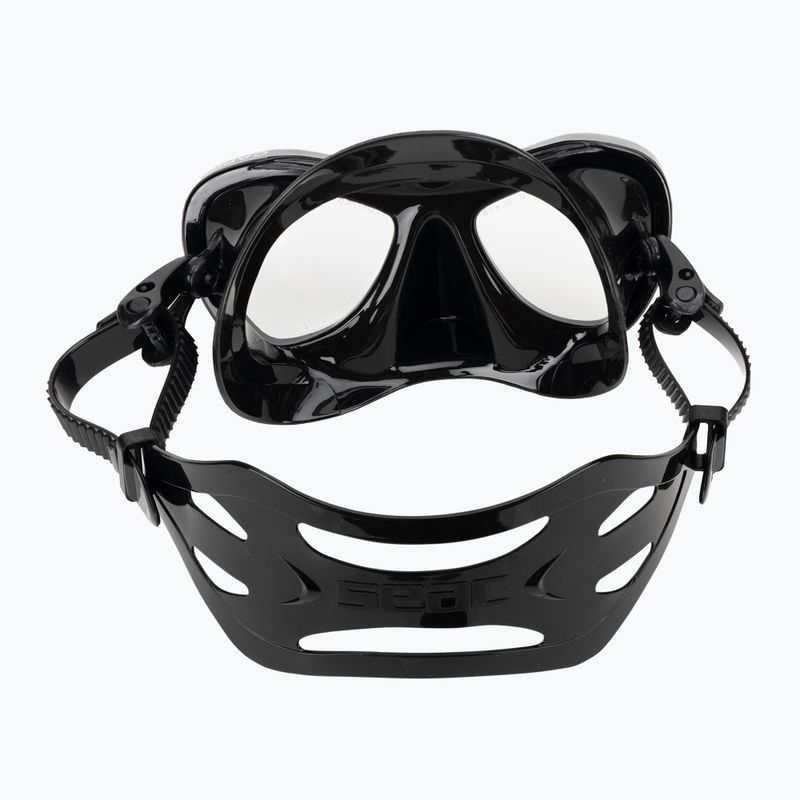 Snorkelingfelszerelés SEAC Bis Capri Top black 4