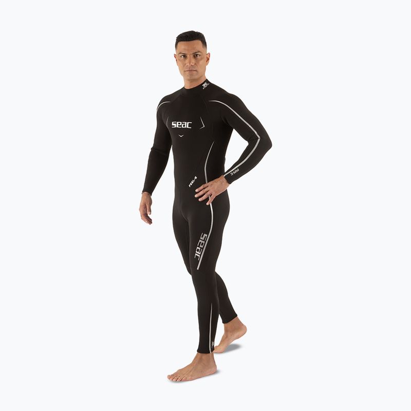 Férfi búvárruha SEAC Feel-S 3 mm black 3