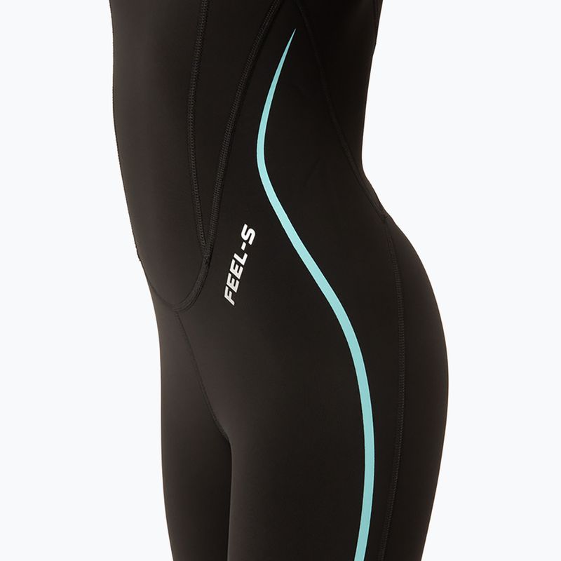Női búvárruha SEAC Feel-S 3 mm black/light blue 7