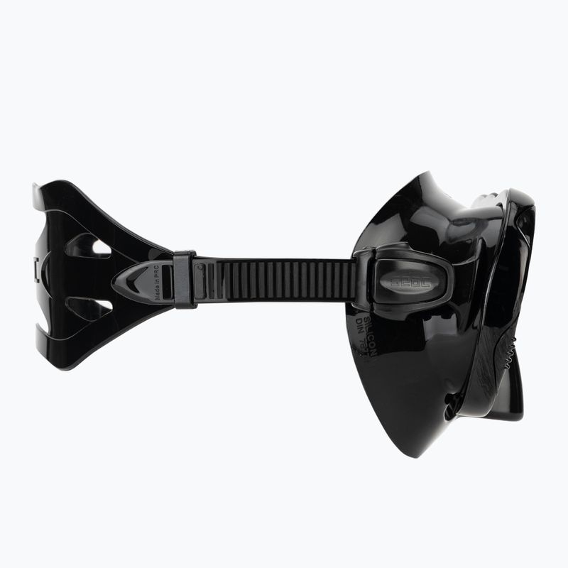 Snorkelingmaszk Seac Boss black/silver 3