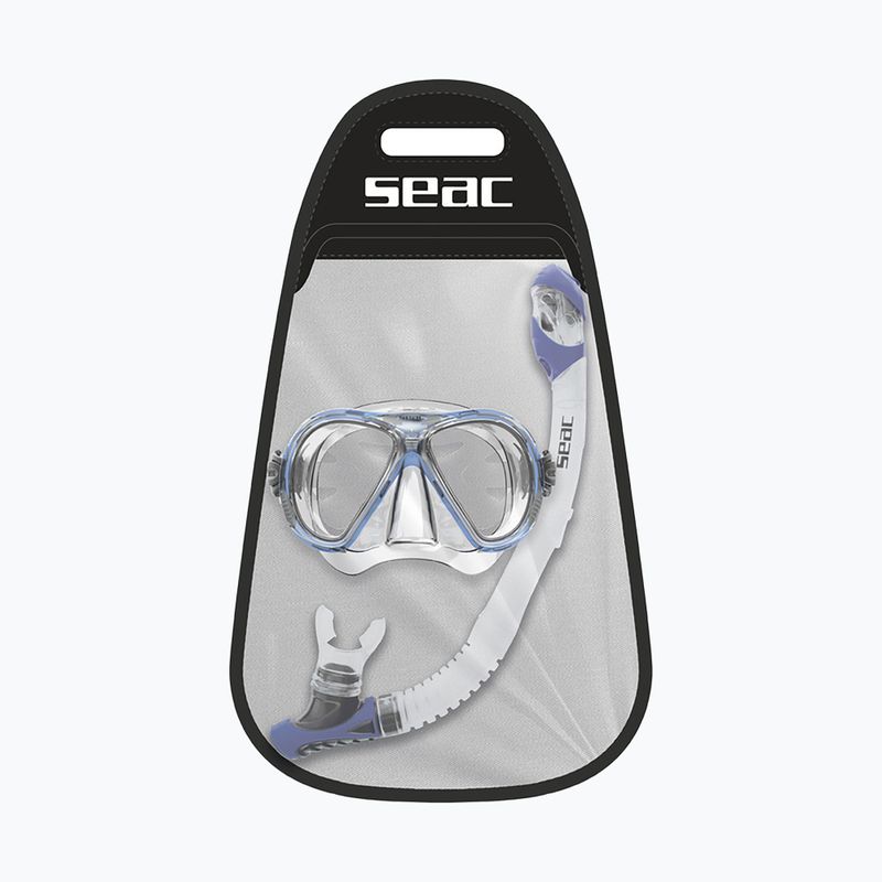 Snorkeling készlet SEAC Iena Dry Set blue 2