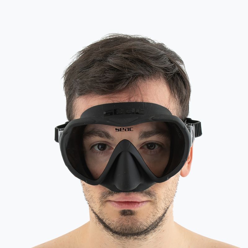 Búvármaszk SEAC X-Frame black 6