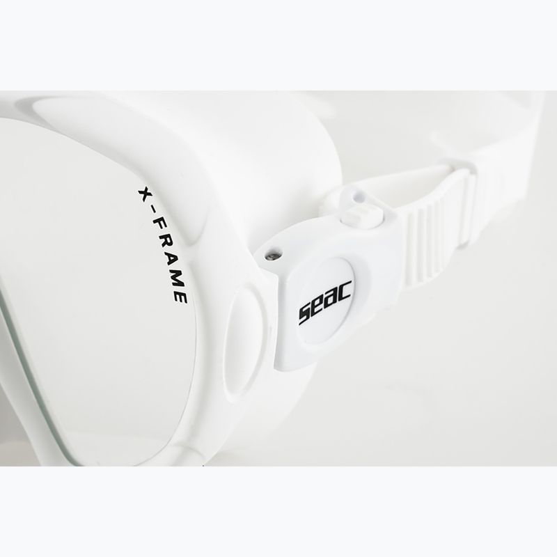Búvármaszk SEAC X-Frame white 6