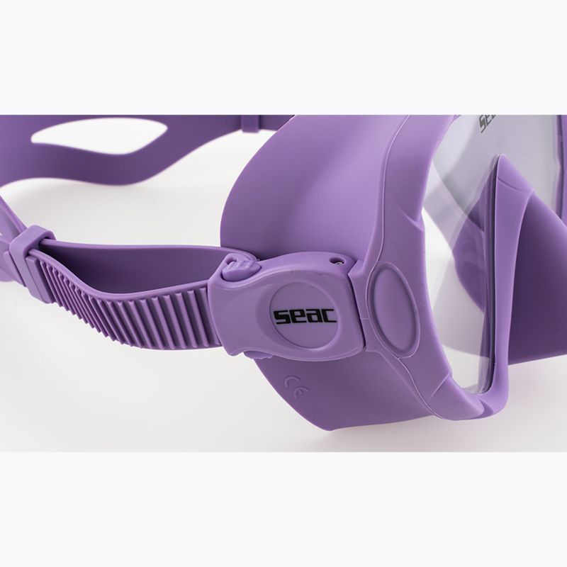 Búvármaszk SEAC X-Frame lilac 5